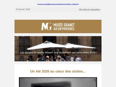 Nouvelle année, nouveaux regards au musée