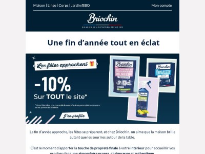 ✨ -10% sur tout ! La touche finale pour une fin d’année éclatante