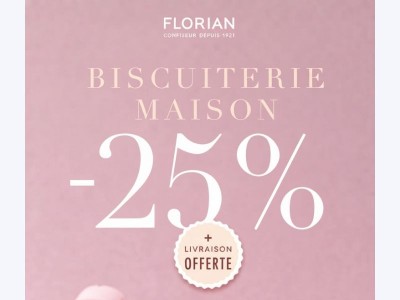 Plus que quelques heures : Biscuiterie à –25 % 🍪