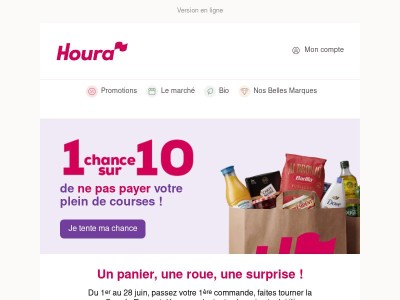 Et si votre premier plein de courses était offert ?