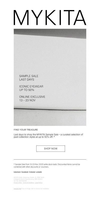 FIND YOUR TREASURE | Sample Sale