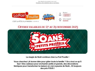 La magie de Noel à petits prix ❄️