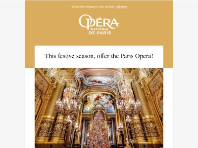 This festive season, offer the Paris Opera!