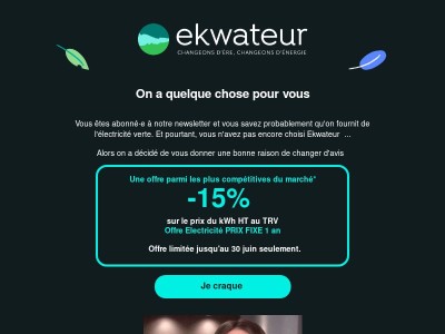 Votre énergie à –15%⚡