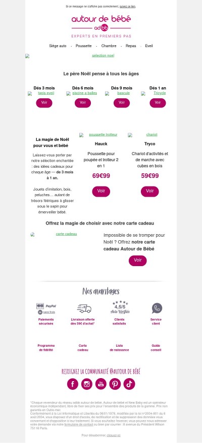 🎁 Noël approche : les cadeaux parfaits pour bébé vous attendent !