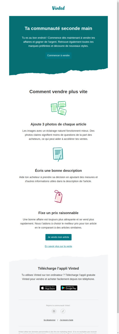 Bienvenue sur Vinted ✨ 