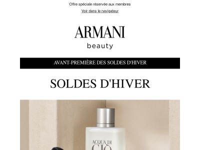 Votre accès en avant-première aux soldes d'hiver