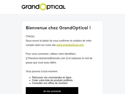Bienvenue chez GrandOptical !