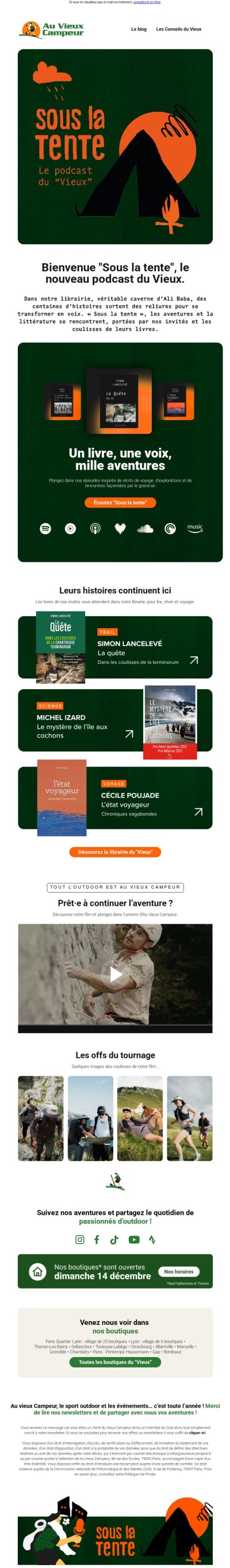 Les histoires du "Vieux" prennent vie