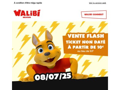 ⚡Vente Flash : Walibi pour 10 € ? C'est possible !