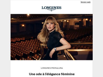 Découvrez la nouvelle Longines PrimaLuna