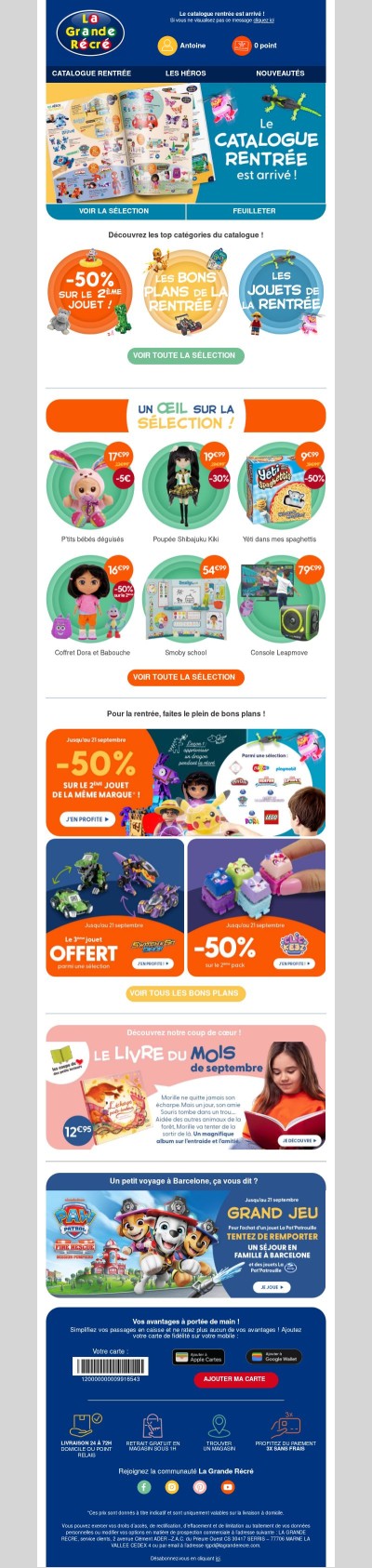 🎒 Le catalogue rentrée est arrivé !