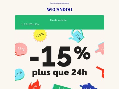 Votre atelier rêvé à -15% jusqu'à demain ✨