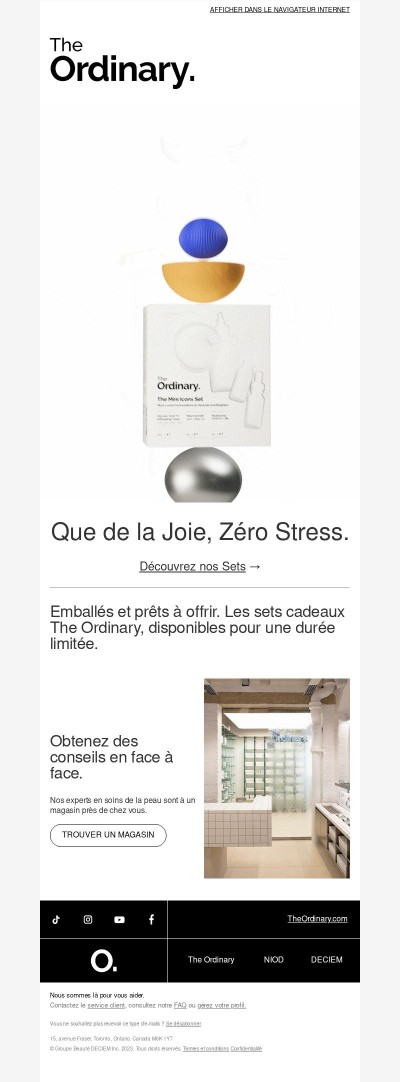 Des fêtes sans stress, c’est maintenant.