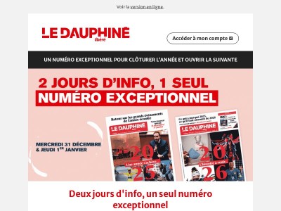 Un numéro exceptionnel pour clôturer l'année et ouvrir la suivante