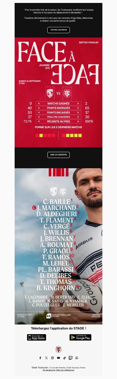 L'Avant-Match : MHR-ST