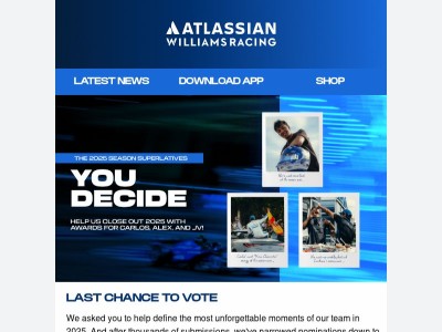 ⏰ENDING TODAY: Vote on our 2025 Team Superlatives 💙🏆