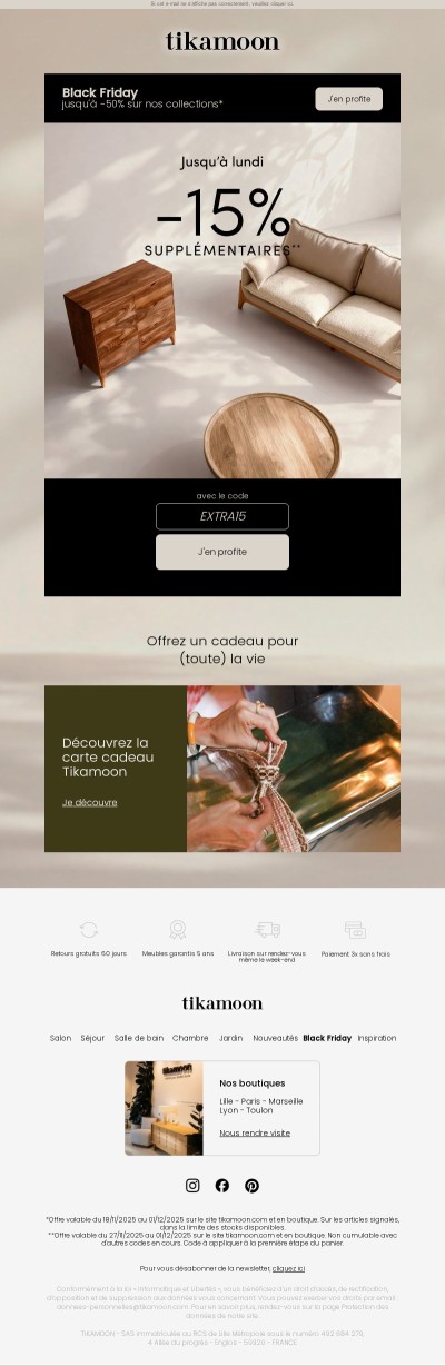 ⏳🖤 Derniers jours du Black Friday