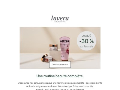 Composez votre routine à prix doux : jusqu’à -30 %