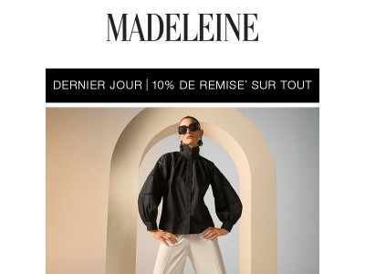 Dernière chance : -10% pour la Journée internationale des femmes !