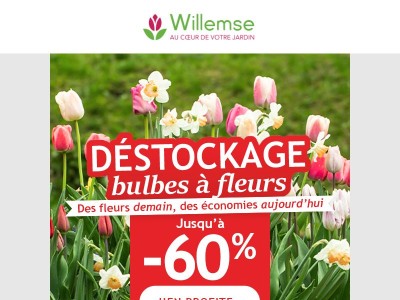 LE DESTOCKAGE JUSQU'A -60% COMMENCE !
