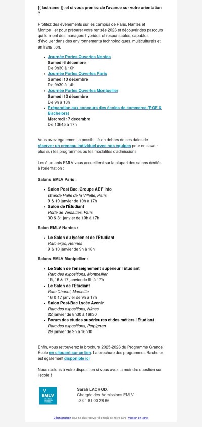 {{ lastname }}, nos rendez-vous du mois de décembre ! 🔥