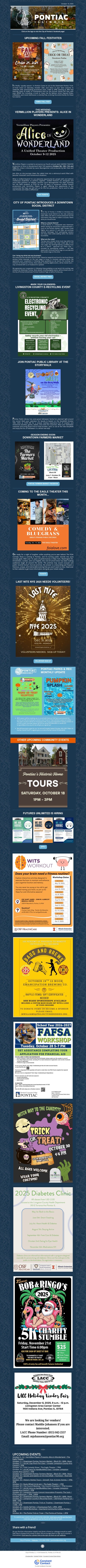 Reminder - Community Update October 10, 2025