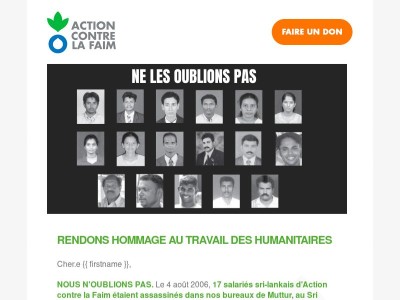 20 ans après, nous n'oublions pas