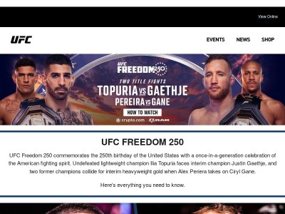 Don't Miss This Celebration of the American Fighting Spirit