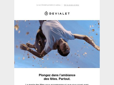 Offrez la plus festive des immersions.