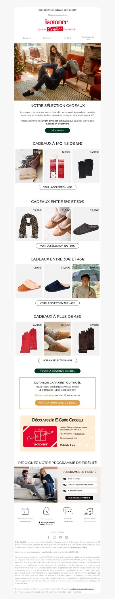 ⌛ Dernier week-end pour être livré avant Noël