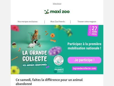 Ce samedi, faites la différence 🐾