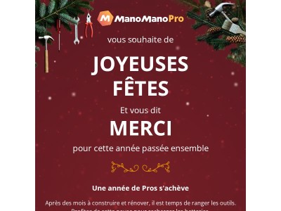Joyeuses fêtes et merci pour votre confiance 🎉