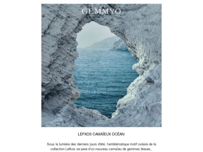 La collection Lefkos se pare d’un nouveau camaïeu 