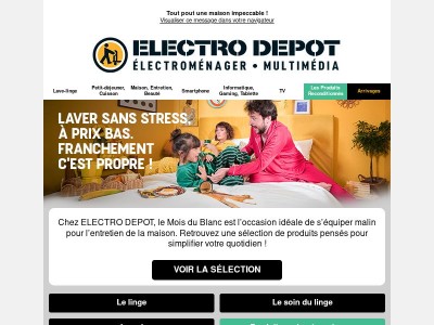 Des essentiels pour l'entretien de la maison à prix bas toute l’année ! 