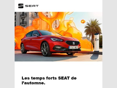 Les temps forts SEAT de l’automne.