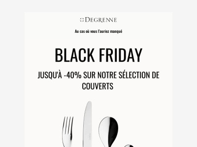 🍴 Jusqu’à –40% sur nos couverts !