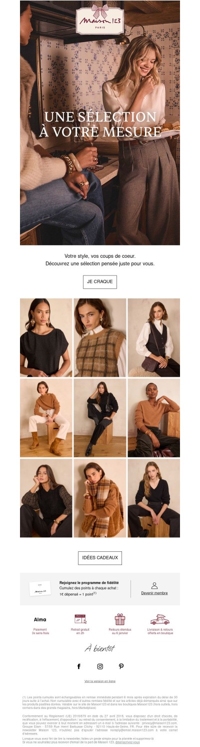 Retrouvez vos favoris ❤️