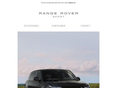 Range Rover Sport Dynamic Midnight Edition. Encore plus captivant.