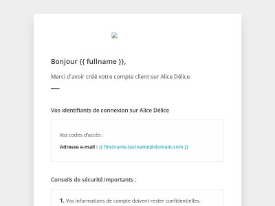 [Alice Délice] Bienvenue !