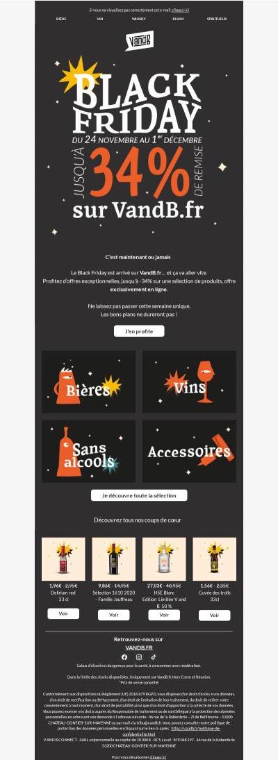 Black Friday : jusqu’à -34% sur une sélection