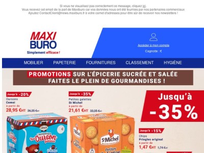 Faites le plein de gourmandises à prix réduits