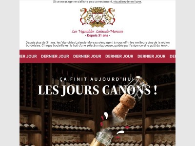 ⏰ DERNIER CANON : 15€ OFFERTS + LIVRAISON A 2€⏰