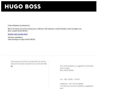 Finalisation de votre inscription