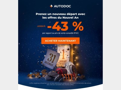  À vos marques... prêts... partez ! Les premières offres de 2025 ! 🎁  