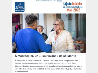 [Actusolidaire] Trois réalités, une même fragilité