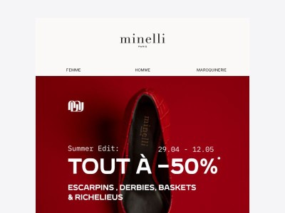 TOUT À -50% | Escarpins