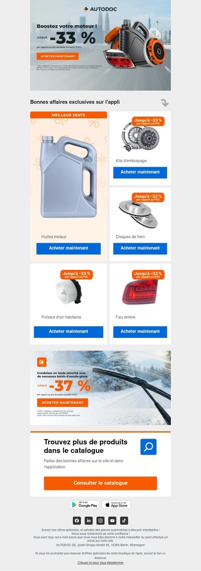  Achetez des pièces détachées cette saison ! ✅ 