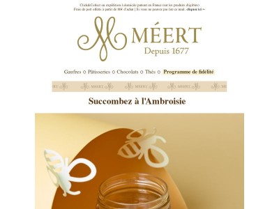 ✨ Succombez à l'Ambroisie (miel & abricot) !