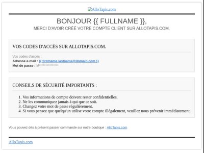 [AlloTapis.com] Bienvenue !